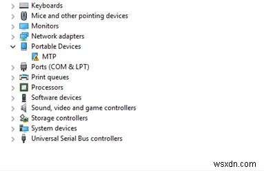 Windows 10-এ MTP USB ডিভাইস ব্যর্থ ইনস্টলেশন ঠিক করুন 