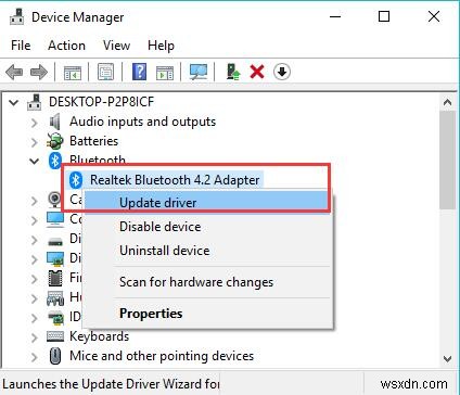 Windows 10, 8, 7 এ Realtek Bluetooth ড্রাইভার ডাউনলোড এবং আপডেট করুন 