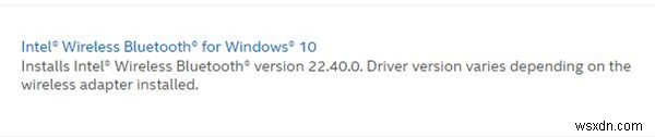 ইন্টেল ব্লুটুথ ড্রাইভার ডাউনলোড করুন এবং উইন্ডোজ 10, 8, 7 এ আপডেট করুন 