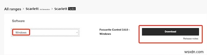 Windows 11, 10, 8, 7 এবং Mac-এ Focusrite Scarlett Solo Driver ডাউনলোড করুন 