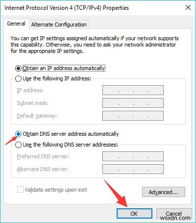 স্থির:Windows 10, 8, 7-এ DNS সার্ভার সাড়া দিচ্ছে না 