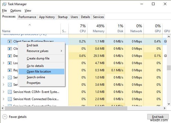 সমাধান করা হয়েছে:Windows 10, 8, 7 এ Csrss.exe উচ্চ CPU ব্যবহার 