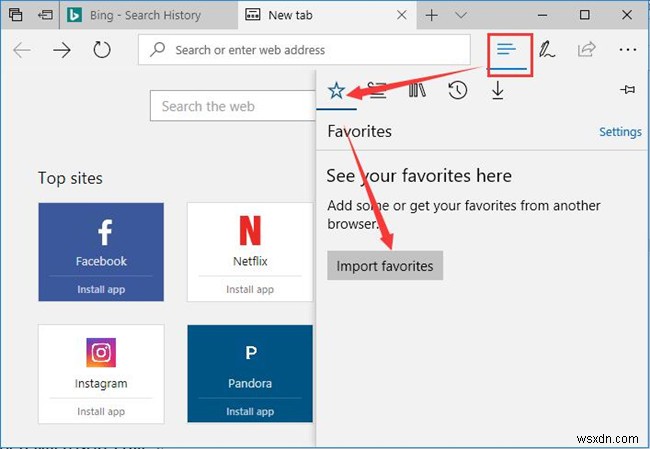 Microsoft Edge-এ ফেভারিট এবং বুকমার্কের জন্য 6 সেটিংস 