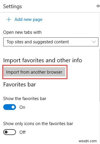 Microsoft Edge-এ ফেভারিট এবং বুকমার্কের জন্য 6 সেটিংস 