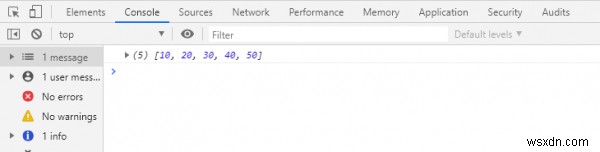 JavaScript Array.of() ফাংশন 