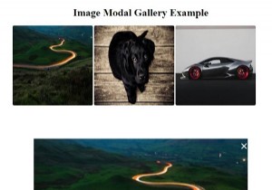 কিভাবে CSS এবং JavaScript দিয়ে একটি ট্যাবড ইমেজ গ্যালারি তৈরি করবেন? 