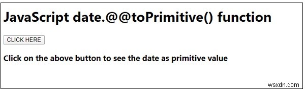 JavaScript date.@@toPrimitive() ফাংশন 