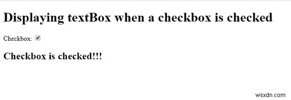জাভাস্ক্রিপ্ট দিয়ে চেকবক্স চেক করা হয়েছে কিনা তা কিভাবে পরীক্ষা করবেন? 