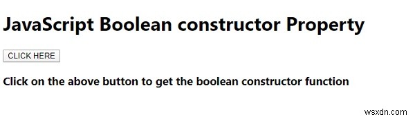 জাভাস্ক্রিপ্ট বুলিয়ান কনস্ট্রাক্টর প্রপার্টি 