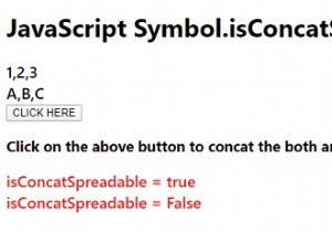 JavaScript Symbol.isConcatSpreadable প্রতীক 