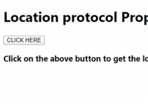 জাভাস্ক্রিপ্ট অবস্থান প্রোটোকল সম্পত্তি 