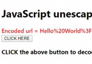 জাভাস্ক্রিপ্ট unescape() উদাহরণ সহ 