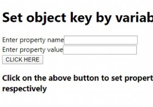 JavaScript - পরিবর্তনশীল দ্বারা অবজেক্ট কী সেট করুন 