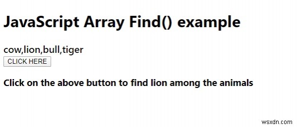 জাভাস্ক্রিপ্টে Array.prototype.find() পদ্ধতি। 