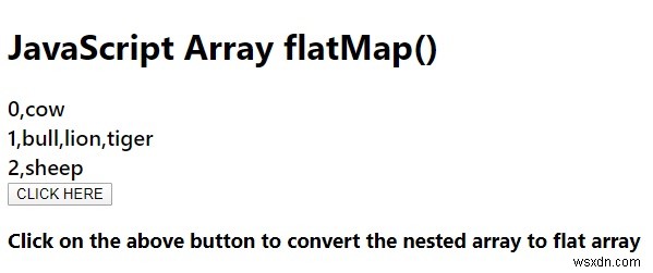 JavaScript-এ Array.prototype.flatMap()। 