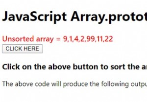 জাভাস্ক্রিপ্টে Array.prototype.sort()। 