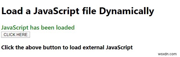 কিভাবে একটি জাভাস্ক্রিপ্ট ফাইল গতিশীলভাবে লোড করবেন? 