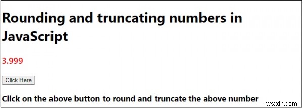 জাভাস্ক্রিপ্টে রাউন্ডিং এবং ট্রাঙ্কটিং সংখ্যা। 