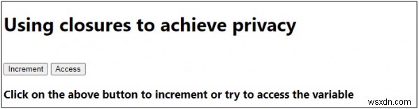 জাভাস্ক্রিপ্টে গোপনীয়তা অর্জনের জন্য ক্লোজার ব্যবহার করা 