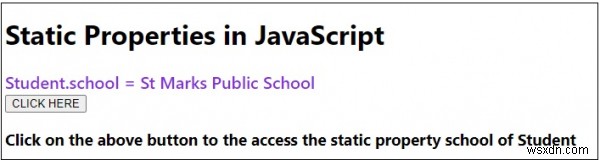 জাভাস্ক্রিপ্টে স্ট্যাটিক প্রপার্টি 