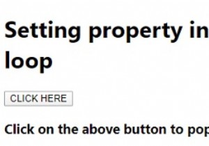 জাভাস্ক্রিপ্টে লুপ ব্যবহার করে একটি খালি বস্তুতে সম্পত্তি সেট করা। 