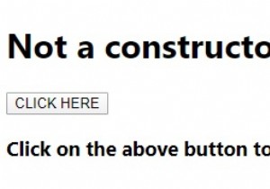 জাভাস্ক্রিপ্টে  একটি কনস্ট্রাক্টর ফাংশন নয়  ত্রুটি ব্যাখ্যা করুন? 