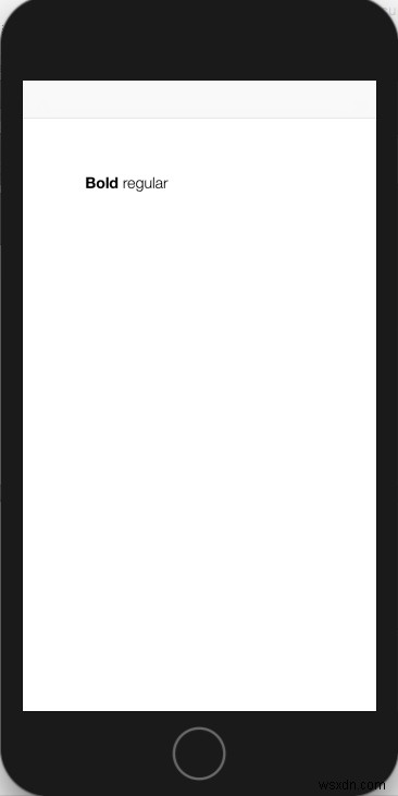 আইওএস/আইফোনে একটি একক ইউআইএলবেলে বোল্ড এবং নন-বোল্ড টেক্সট কীভাবে ব্যবহার করবেন? 