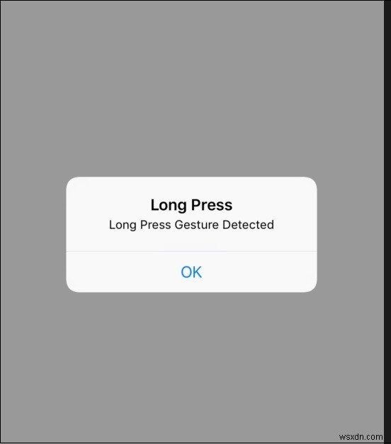 কিভাবে iOS এ একটি দীর্ঘ প্রেস সনাক্ত করতে? 