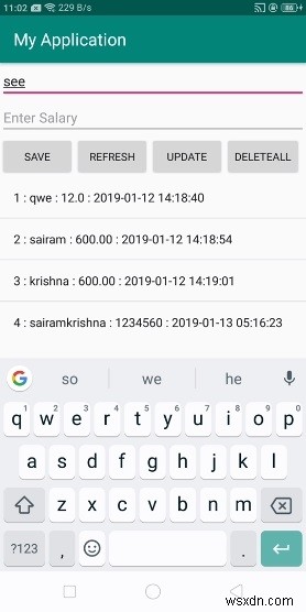 কিভাবে Android sqlite এ রেকর্ডের আইডি প্রিন্ট করবেন? 