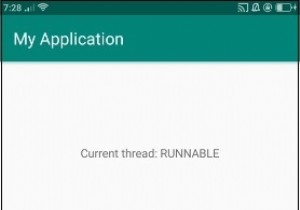 অ্যান্ড্রয়েডে বর্তমান থ্রেডের অবস্থা কীভাবে পাবেন? 