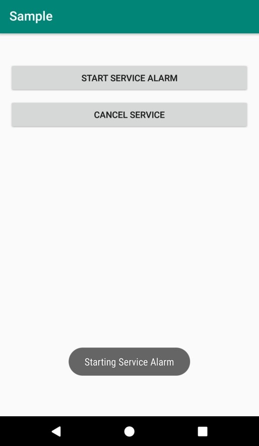 অ্যান্ড্রয়েডে অ্যালার্ম ম্যানেজার ব্যবহার করে কীভাবে পরিষেবা শুরু করবেন? 