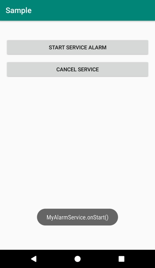 অ্যান্ড্রয়েডে অ্যালার্ম ম্যানেজার ব্যবহার করে কীভাবে পরিষেবা শুরু করবেন? 