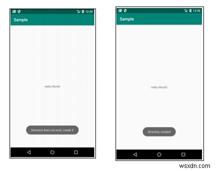 অ্যান্ড্রয়েডে প্রোগ্রাম্যাটিকভাবে ডিরেক্টরি কীভাবে তৈরি করবেন? 