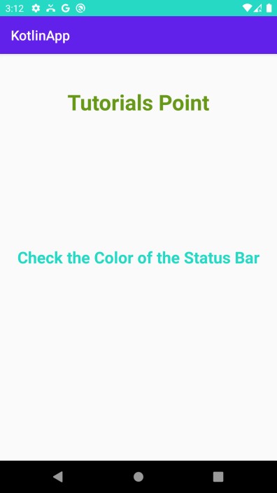 কোটলিন ব্যবহার করে অ্যাপ অ্যান্ড্রয়েড মেলে স্ট্যাটাস বারের রঙ কীভাবে পরিবর্তন করবেন? 