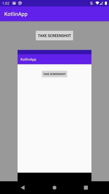 কোটলিন ব্যবহার করে অ্যান্ড্রয়েডে প্রোগ্রাম্যাটিকভাবে একটি স্ক্রিনশট কীভাবে নেওয়া যায়? 
