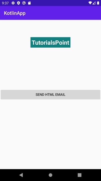 কোটলিন ব্যবহার করে অ্যান্ড্রয়েড অ্যাপ ব্যবহার করে কীভাবে এইচটিএমএল ইমেল পাঠাবেন? 