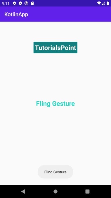 কোটলিন ব্যবহার করে একটি অ্যান্ড্রয়েড অ্যাপে কীভাবে ফ্লিং জেসচার সনাক্তকরণ কাজ করা যায়? 