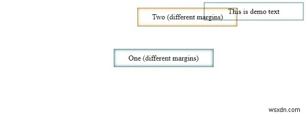 CSS ব্যবহার করে পৃথক পক্ষের জন্য মার্জিন সেট করা 