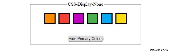 CSS প্রদর্শন এবং দৃশ্যমানতার মধ্যে পার্থক্য 