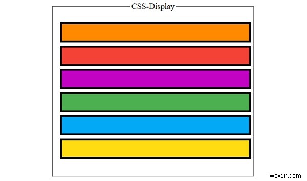 CSS ব্যবহার করে প্রপার্টি প্রদর্শন করুন 