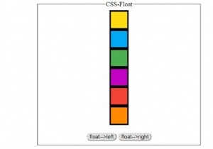 CSS সহ ভাসমান উপাদান 