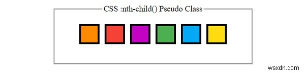 CSS-এ :nম-শিশু ছদ্ম-শ্রেণী 