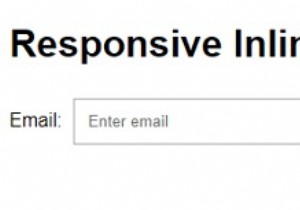 কিভাবে CSS দিয়ে একটি প্রতিক্রিয়াশীল ইনলাইন ফর্ম তৈরি করবেন? 