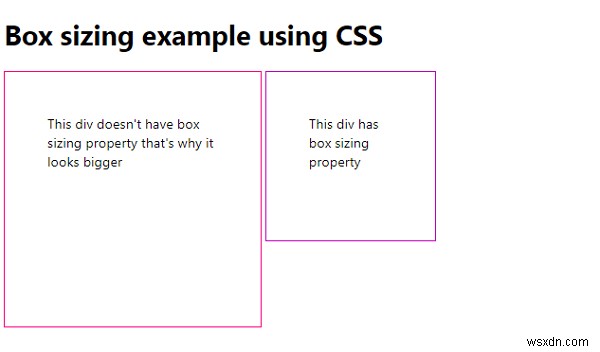 বক্স-সাইজিং সহ CSS3 বক্স প্রস্থ 