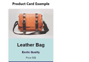 কিভাবে CSS দিয়ে একটি পণ্য কার্ড তৈরি করবেন? 