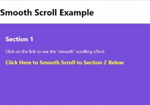 কিভাবে CSS দিয়ে একটি মসৃণ স্ক্রলিং প্রভাব তৈরি করবেন? 