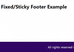 কিভাবে CSS দিয়ে একটি ফিক্সড/স্টিকি ফুটার তৈরি করবেন? 