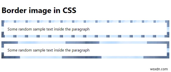 কিভাবে CSS এ বর্ডার ইমেজ তৈরি করবেন 