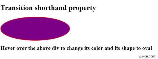 CSS3 ট্রানজিশন শর্টহ্যান্ড প্রপার্টি 