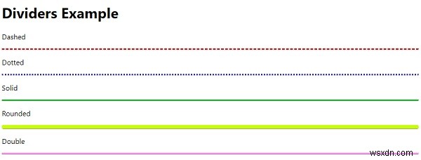 কিভাবে CSS দিয়ে বিভিন্ন ডিভাইডার তৈরি করবেন? 